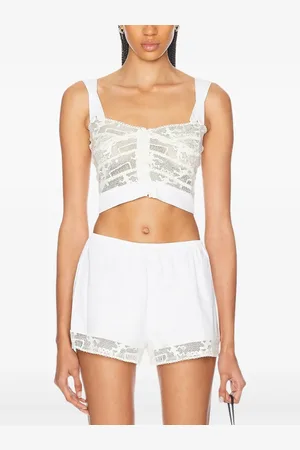 BODE Tennis Tanktop aus Spitze