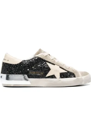 Golden Goose Super-Star Sneakers mit Glitter-Detail