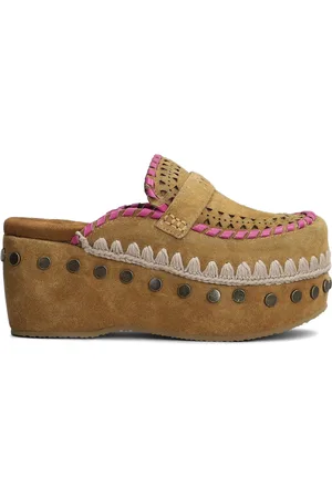 Mou Clogs aus Wildleder 60mm