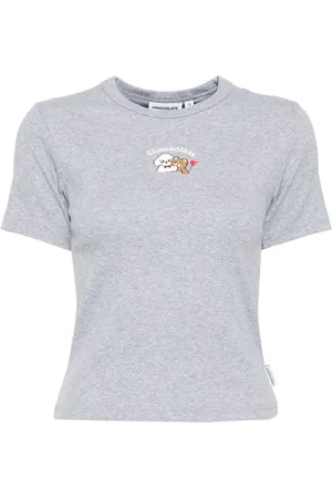 Chocoolate T-Shirt mit Logo-Stickerei