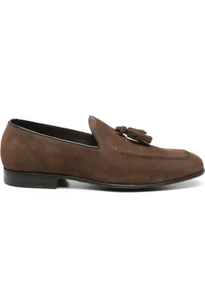 Green george Loafer aus Wildleder