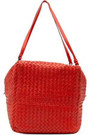 Bottega Veneta 2011 Intrecciato Cube Schultertasche aus Nappaleder