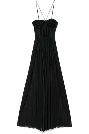 Pinko Bustier-Maxikleid mit Falten