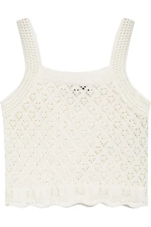 Maison Kitsuné Gehäkeltes Trägershirt