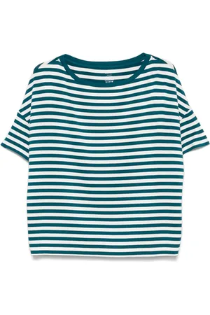 Majestic Gestreiftes T-Shirt