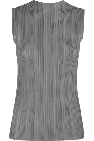 SEMICOUTURE Geripptes Trägershirt