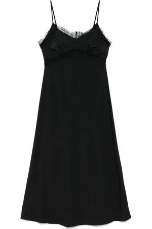 VIVETTA Midikleid mit Spitzenbesatz