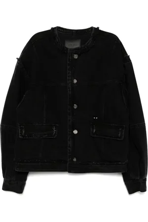 SONGZIO Jeansjacke mit rundem Ausschnitt