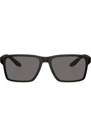 Prada Sonnenbrille mit eckigem Gestell
