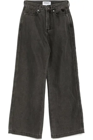 Chocoolate Jeans mit weitem Bein