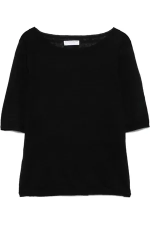 Majestic Top aus Leinen