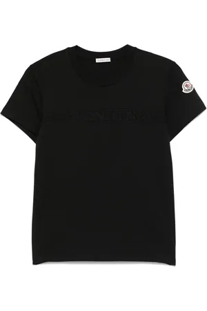 Moncler T-Shirt mit Logo-Stickerei