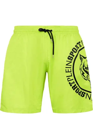 Philipp Plein Carbon Tiger Badeshorts