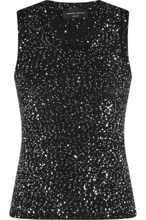 Roberto Collina Tanktop mit Pailletten