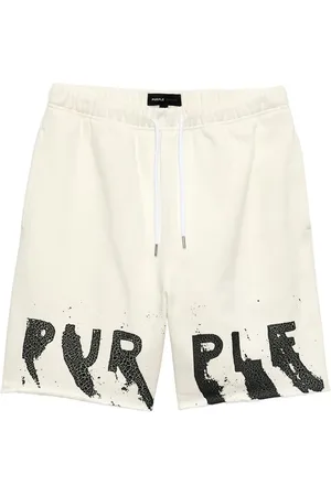 Purple Brand Shorts mit Logo-Print