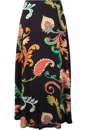 Etro Midirock mit Paisley-Print