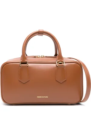 SEMICOUTURE Schultertasche mit Logo-Prägung