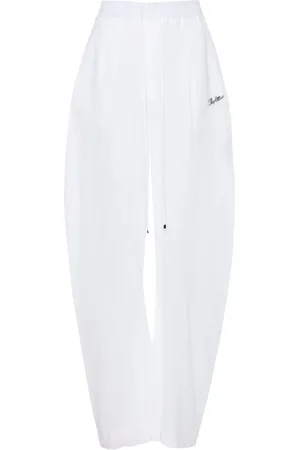 The Attico Hose mit Logo-Stickerei