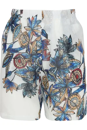AMIR SLAMA Shorts mit Blumen-Print