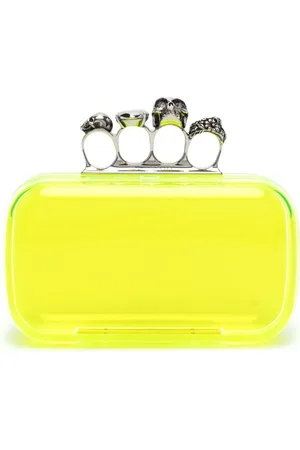 Alexander McQueen Clutch mit Schlagring