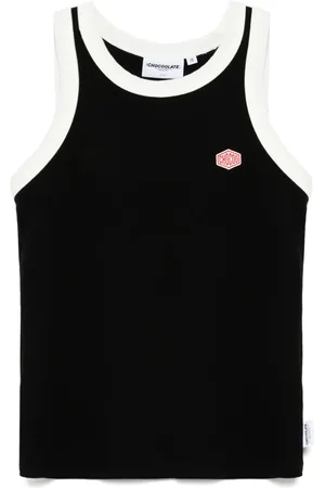 Chocoolate Geripptes Tanktop