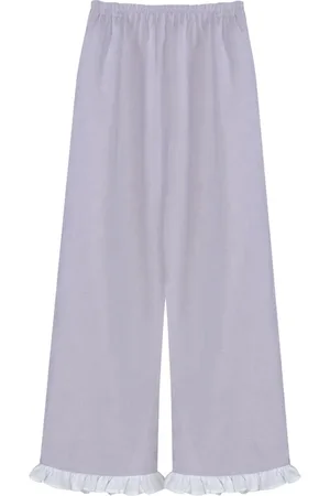 Sleeper Gerade Leinenhose