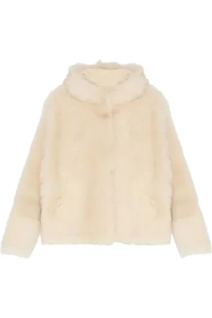 YVES SALOMON Jacke aus Faux Shearling