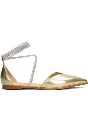 CARRANO Ballerinas im Metallic-Look