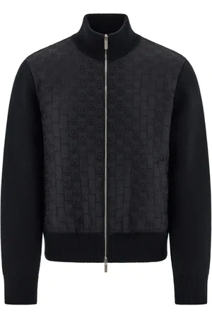 Salvatore Ferragamo Gestrickte Bomberjacke
