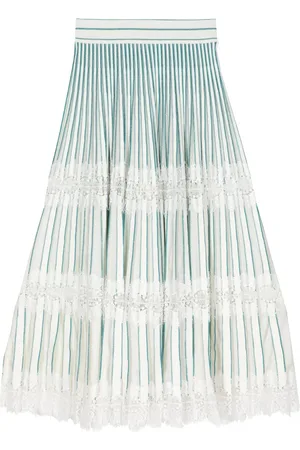Elie saab Midirock mit Spitzendetails