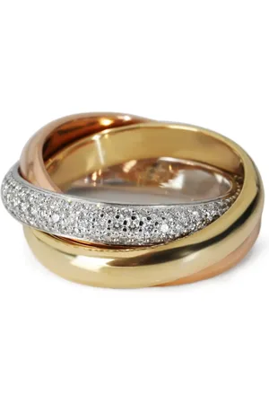 Cartier 18kt Trinity Goldring mit Diamant