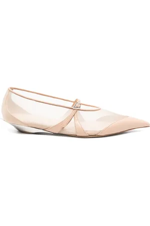 MUGLER Ballerinas aus Mesh