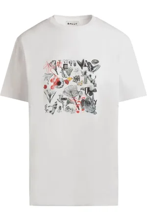 Bally T-Shirt mit Collagen-Print