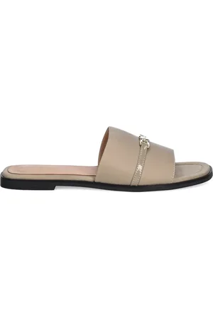 Moschino Pantoletten aus Leder