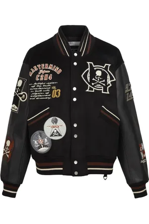 MASTERMIND JAPAN Bomberjacke aus Leder