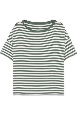 Majestic Gestreiftes T-Shirt