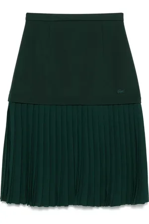 Lacoste Plissierter Satinrock