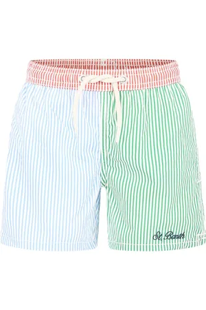 MC2 SAINT BARTH Badeshorts mit Kontrasteinsatz