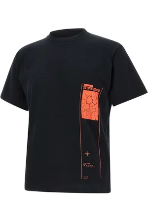 Stone Island T-Shirt mit Spine Book-Print