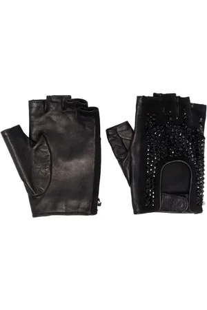 Philipp Plein Handschuhe mit Strass