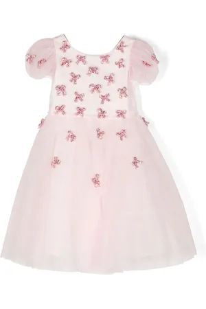 MONNALISA Kleid mit Tüll-Overlay