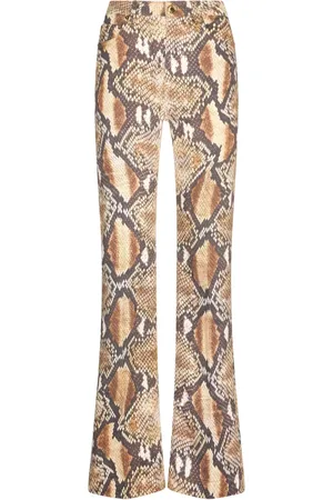 Roberto Cavalli Hose mit Schlangen-Print
