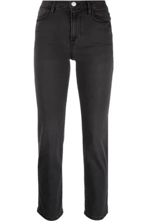 Frame Gerade Cropped-Jeans