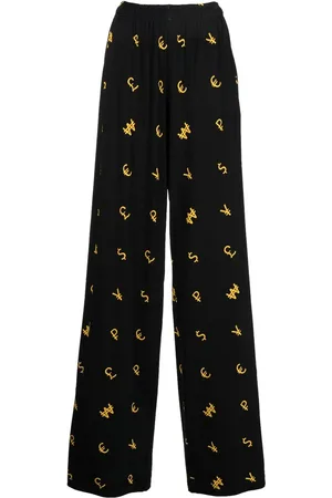 Vetements High-Waist-Hose mit weitem Bein