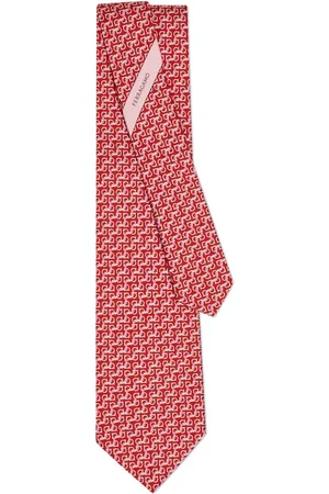 Salvatore Ferragamo Krawatte mit Schnur-Print