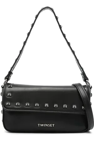 Twin-Set Schultertasche mit Nieten