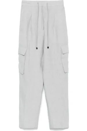 LE TRICOT PERUGIA Cargohose aus Leinen