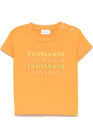 Trussardi T-Shirt mit Logo-Prägung