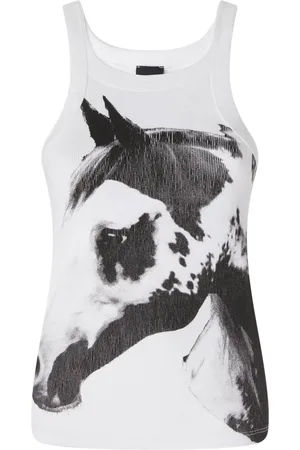 Pinko Tanktop mit Pferde-Print