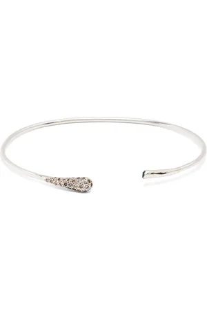 ROSA MARIA Armreif aus Sterlingsilber mit Diamanten und Smaragd